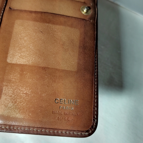 CELINE Vintage Macadam Wallet on a Chain - Picture 8 of 16